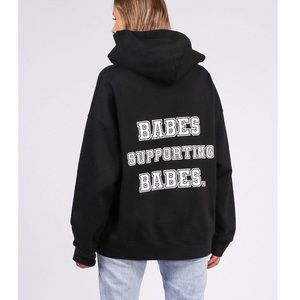 ⭐️Brunette The Label ⭐️ Babes Supporting Babes ⭐️ Black Hoodie